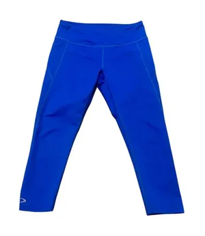 Oakley Women's Blue High-Rise 7/8 Leggings with Pockets Size S thumbnail 1