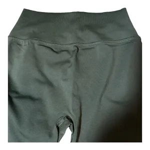 Lululemon Leggings Green Ribbed High Rise thumbnail 4