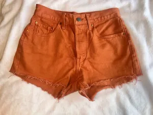 Levi’s Shorts 501 Orange Burnt thumbnail 1