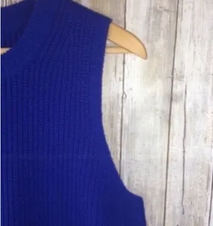 NWT J. Crew Blue Sweater Vest Medium  thumbnail 4