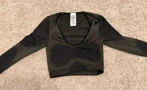 Gymshark Long Crop Sleeve Top thumbnail 1