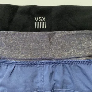 VSX Victorias Secret Womens Blue Athletic Skort Metallic Waistband‎ Small thumbnail 5