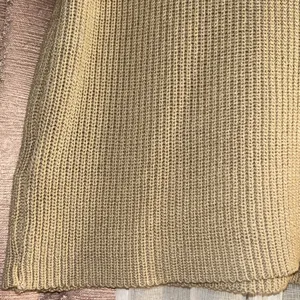 Beige Mock Turtleneck Size M Crop Sweater Tan Size M thumbnail 9
