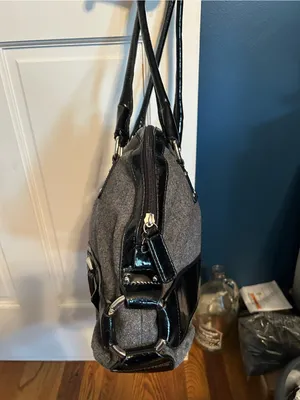 Grey and Black Women's Naturalizer brand Satchel Handbag thumbnail 6