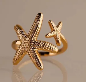 Gorjana Open Duo Starfish Ring thumbnail 1