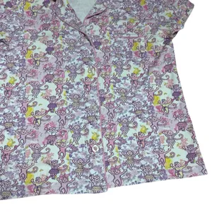 Roller Rabbit x LoveShackFancy Preppy Patchwork Polo Pajama‎ Set Dainty M thumbnail 4