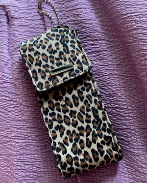 Leopard Print Bag/Case Tan thumbnail 3