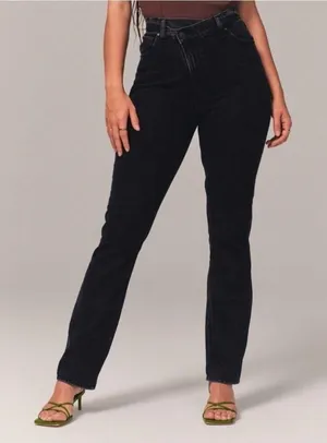 Abercrombie & Fitch‎ 90s Slim Straight Ultra High Rise Curve Love Jeans 25L thumbnail 1