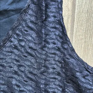 Banana Republic Blue Fitted Tank Top thumbnail 3