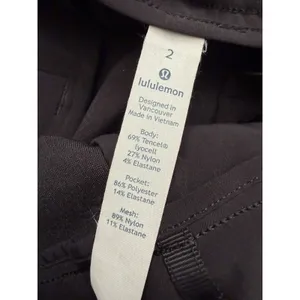 Lululemon On The Move Pants Women's Size 2 Charcoal Gray thumbnail 5