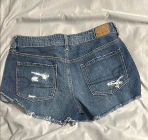 American Eagle Shorts Denim Tomgirl Shortie thumbnail 2