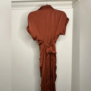 Steve Madden Rust Button-Down Midi Dress thumbnail 3