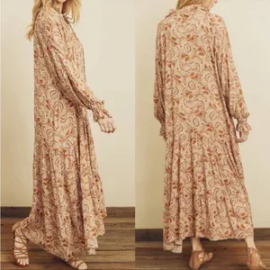 ✨DRESS FORUM Boho Paisley Oversized Ruffle Dress✨ thumbnail 2