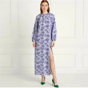 Hill house the Simone dress lilac Sz Large thumbnail 2