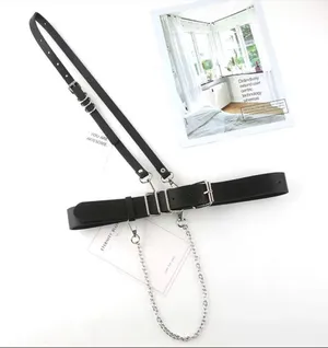 Black Suspender Cross Strap Harness Belt New thumbnail 7