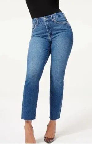 NWT Good American Good classic Skinnyish fit hi rise Women’s Jeans size 10/30 thumbnail 1