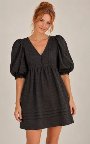 Summersalt Cotton Pintuck Dress - Sea Urchin - Size M thumbnail 1
