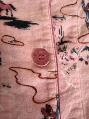 P.J. Salvage Wild Heart Pajama Flannel Shirt Sz Small Country Cowboy Horse X9 thumbnail 9