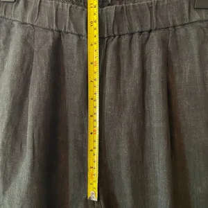 Eileen Fisher Gray Linen Loungewear Barrel Leg Lantern Pants Flowy Women size XS thumbnail 10