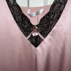 Ekouaer Pink Lace Trim Nightgown thumbnail 5