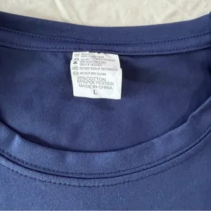 Women's Large 250 Anniversary Patriot Navy Tee #260301 thumbnail 3