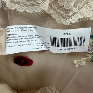 Cottagecore‎ Lace Tiered Midi Dress Embroidered Floral Prairie Fairy 2extremz L thumbnail 12