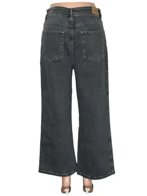 SÉZANE Le Crop Jeans, Middle Grey, FR42/US10 thumbnail 5