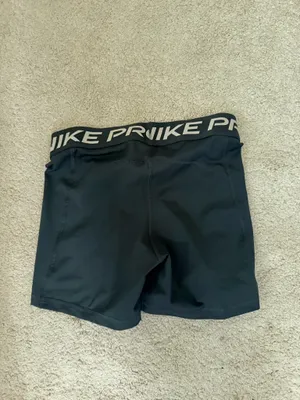 Nike Pro Spandex Shorts Grey Dri-Fit Women’s Medium thumbnail 2