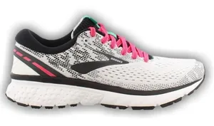 Brooks Ghost 11 Womens‎ 10 Sneakers White Black Pink Running 1202771B192 Shoes thumbnail 1