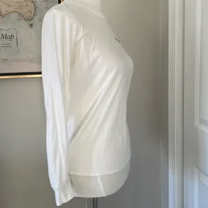 White Long Sleeve Fitted Kappa Delta T Shirt thumbnail 3