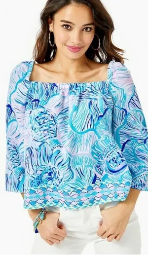 Lilly Pulitzer Lizzie Top thumbnail 1