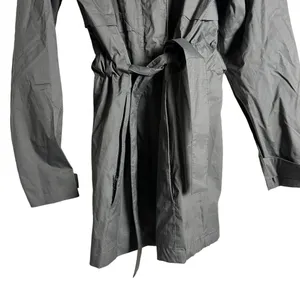 Columbia Pardon My Trench Gray Belted Hooded Windbreaker Rain Jacket Size S thumbnail 4