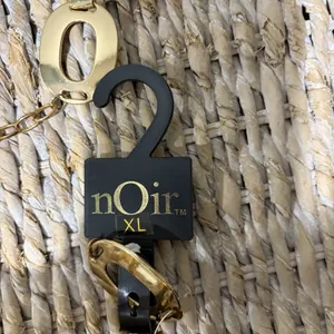 NEW Noir belt Chain‎ Gold Ovals Size XL thumbnail 6