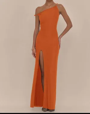 Orange maxi dress Size XS thumbnail 2