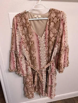 Entro Snakeskin Dress thumbnail 5
