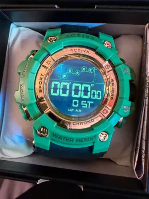 Activa Summit x Invicta 50MM LUXURY INDUSTRIAL COLLECTION Green 24k GOLD DIGITAL thumbnail 2