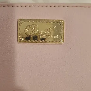 NWOT Betsey Johnson Luv Betsey wallet in Blush color 4 X 3.5 thumbnail 2