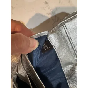 Coach Signature Accordion Zip Bifold Wallet jacquard monogram canvas leather VTG thumbnail 11