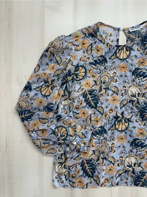 ROBERTA ROLLER RABBIT x Tuckernuck Cora floral blouse s work career thumbnail 3