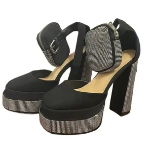 Azalea Wang AKIRA Dolls Kill Diamonds on My Feet Platform Pump Clubcore Rave thumbnail 1