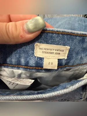 Madewell The Perfect Vintage Ripped Straight Jean 28 thumbnail 3
