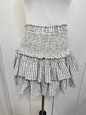RESET Charlie Mini Skirt Polka Dot Casual Womens Medium thumbnail 5