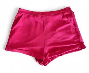 Sincerely Jules Hot Pink Mid Waisted Cuffed Shorts Size XL thumbnail 1