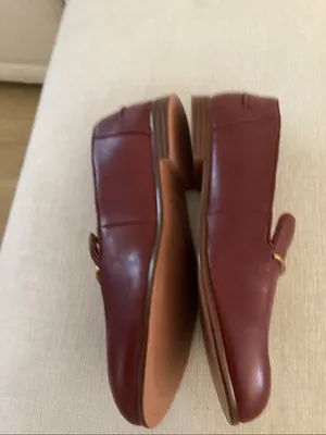 Franco Sarto L-Mirabelle Loafers/Moc Shoes, Bordo Red Leather, Size 10, NWT thumbnail 5