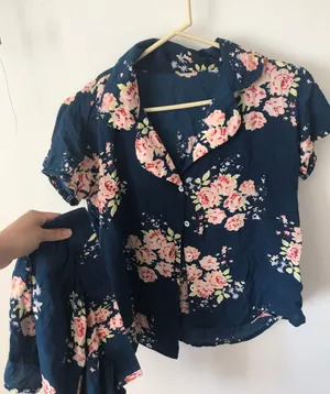 Amazon Small Blue Pajama Flower Set thumbnail 1