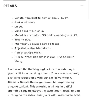 Hello Molly What A Glamour Pink Sequin Dress thumbnail 4