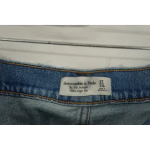 Abercrombie & Fitch The 90s Straight Ultra High Rise Jeans‎ Blue 37/24R New thumbnail 8