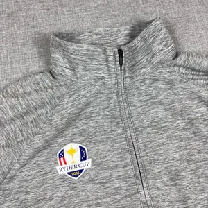 Ryder Cup 2016 Shirt Long Sleeve Womens M Gray Golf 1/4 Zip Under Armour thumbnail 2