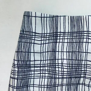 Loft White & Black Stripe Mini Skirt thumbnail 4
