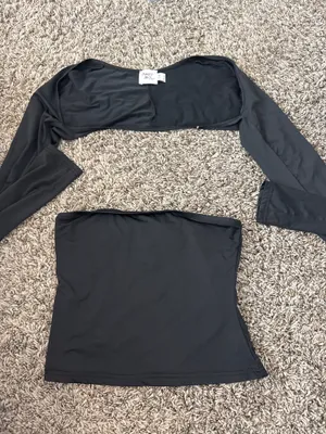 Two-Piece Princess Polly Top Black thumbnail 2